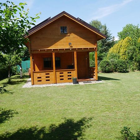 Domek Letniskowy Drewniany Nad Jeziorem Strzeszowskim Nowy Exterior photo